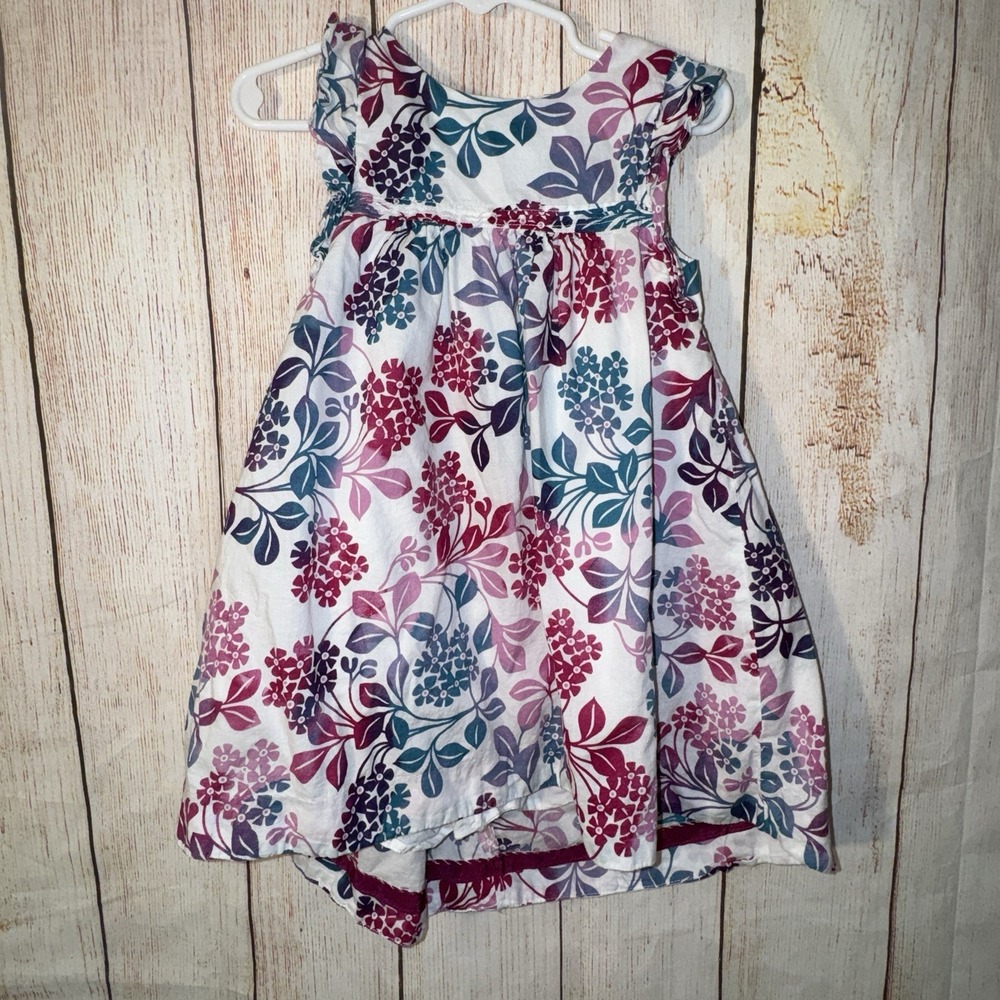 TEA COLLECTION Floral Poplin Dress Sz 2